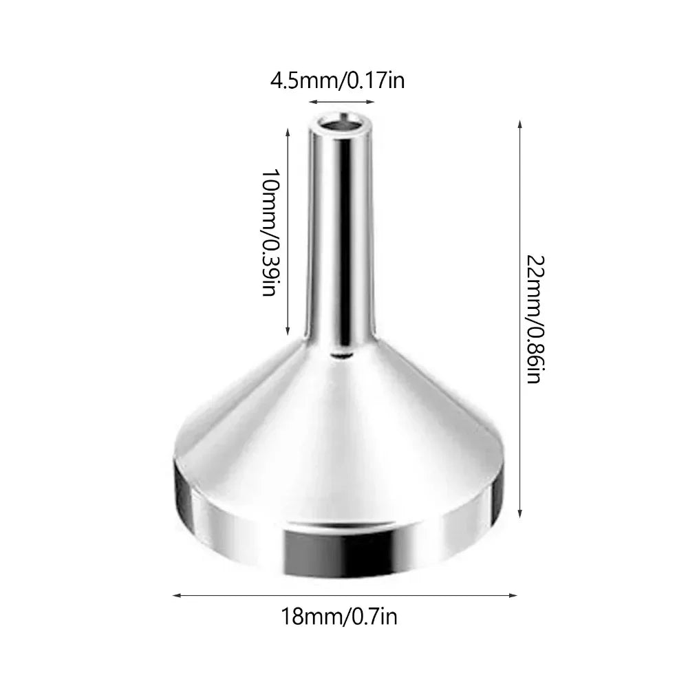 Metal Aluminum Funnel - 5pcs