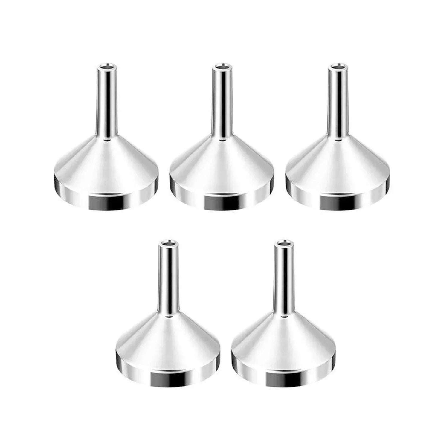 Metal Aluminum Funnel - 5pcs